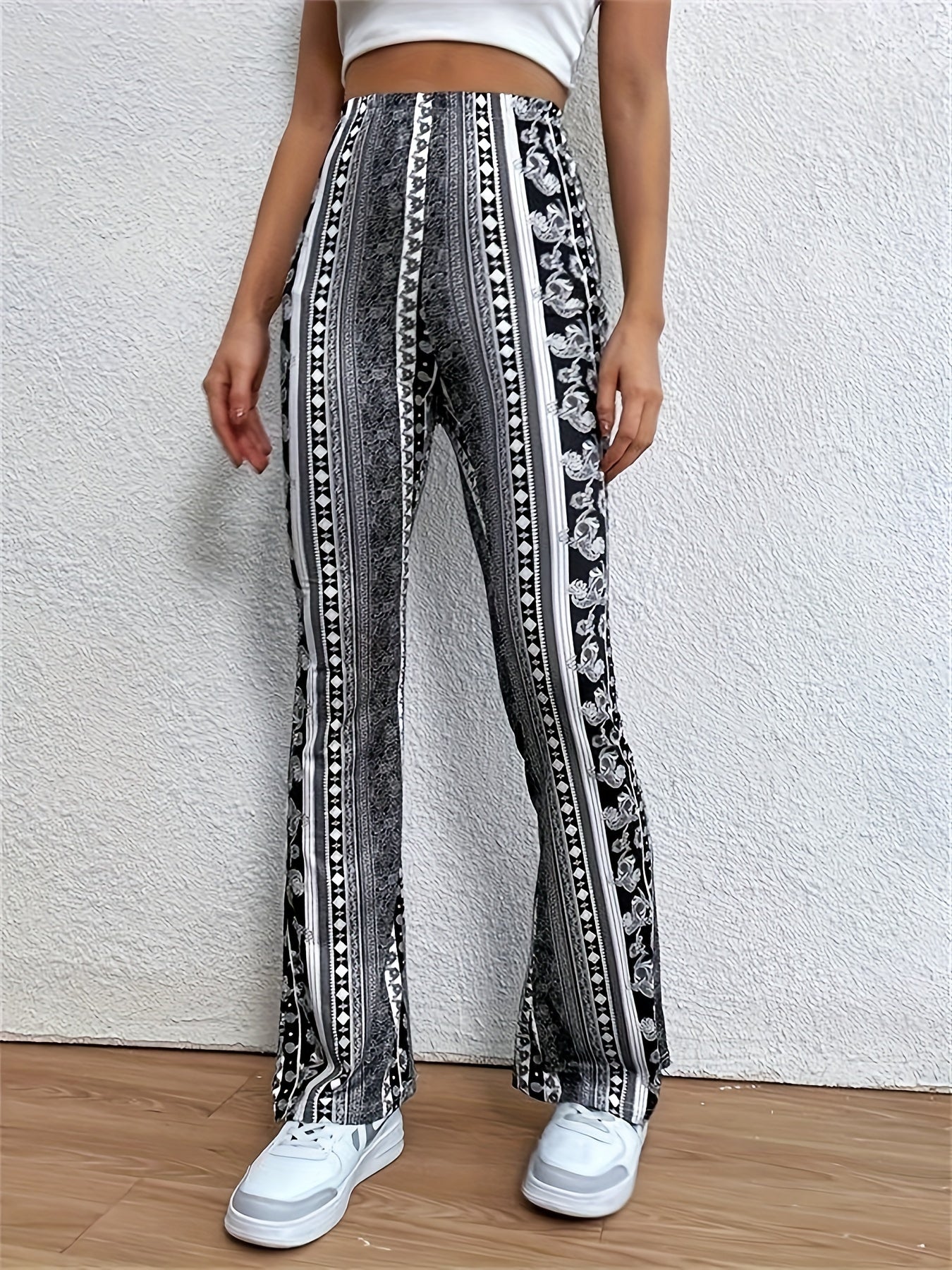 Flared Yoga Pants High Waist Sports Training Bootcut Pants