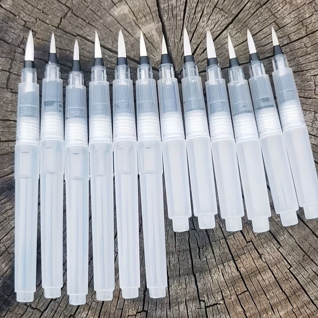 Watercolour Brushes Set 12pc Art Supplies Brush Set