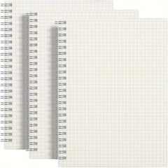 Spiral Graph Notebooks A5 160 Pages Thicken Graph Paper
