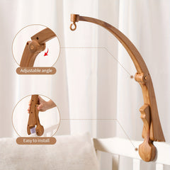Wooden Mobile Foldable Bedside Toy