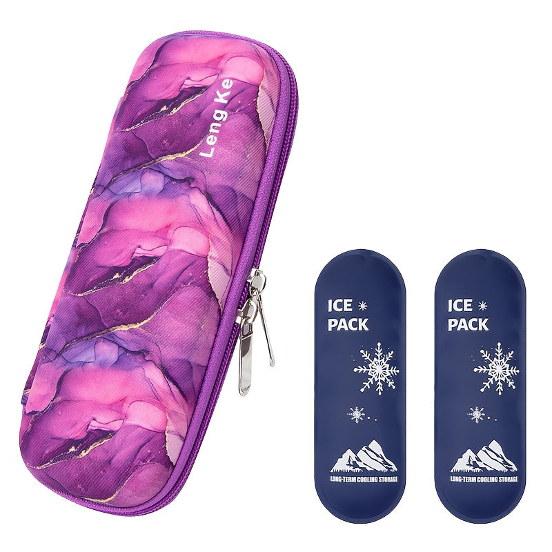Insulin Cooler Travel Case with 2 Gel Ice Pack