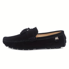 Women's Tassel Loafers Slip On Anti slip Shoes Casual Flat