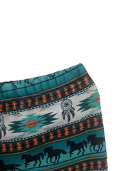 Boho High Waist Stretchy Leggings Women's Clothing