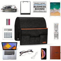 Felt Bedside Storage Bag Remote Control Organizer Dorm Room Hanging Organizer