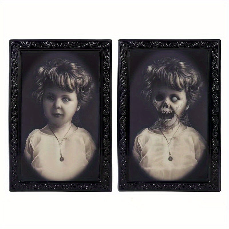 Halloween 3D Face Changing Picture Frame Decoration