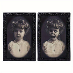 Halloween 3D Face Changing Picture Frame Decoration