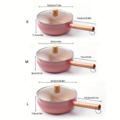 Stainless Steel Yukihira Pan Non stick Soup Pot with Cover