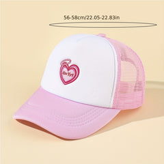 Mens Half Mesh Breathable Baseball Cap