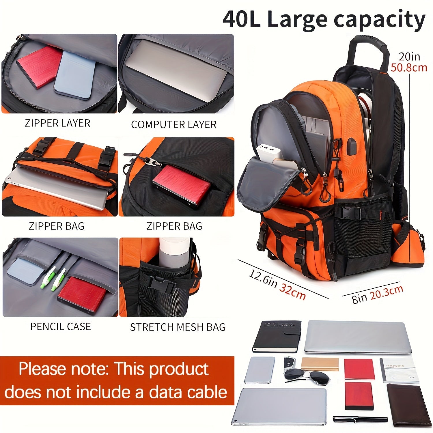 Shoulder Bag Laptop Bag Hiking Backpack Lightweight