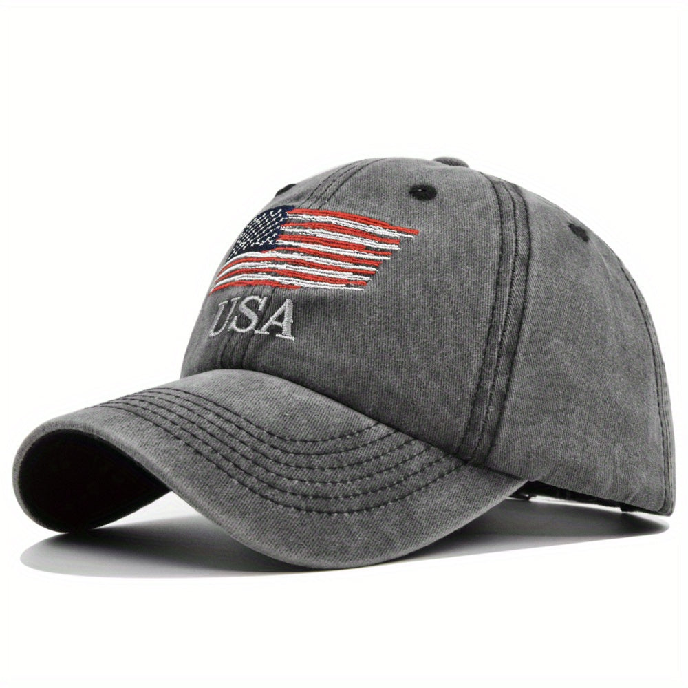 US Flag Pattern Baseball Cap for Men