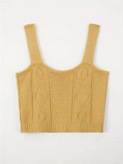 Boho Flower Embroidered Tank Top for Women