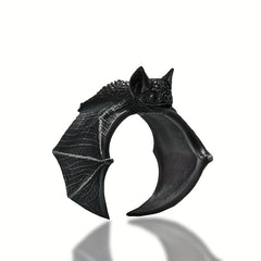 Retro Metal Cold Wind Bat Ring Male Niche Ring Jewelry