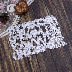 2pcs Alphabet Metal Cutting Dies For Scrapbooking DIY Craft Embossing