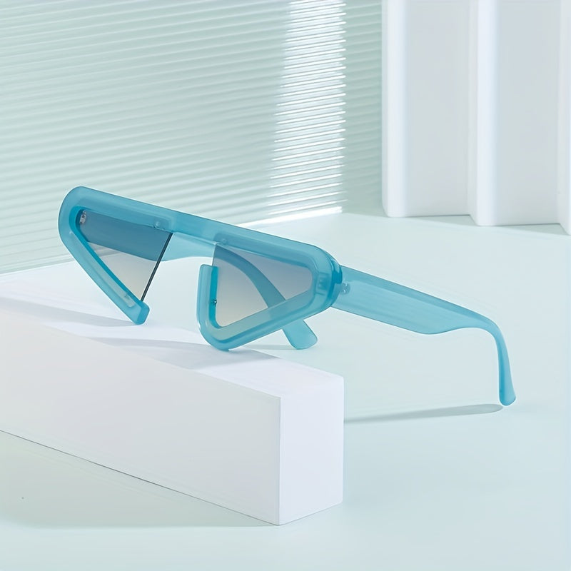 Y2K Triangle Sunglasses UV400 for Women Men Kpop Photo Booth Props Glasses