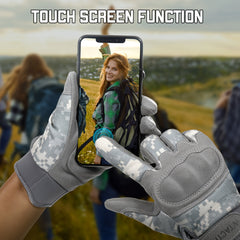 Hard Knuckles Motorcycle Gloves Full Finger Touch Screen Gloves For Men