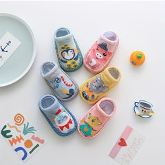 Baby Cartoon Pattern Non-slip Floor Socks Soft Bottom Toddlers Walking Socks