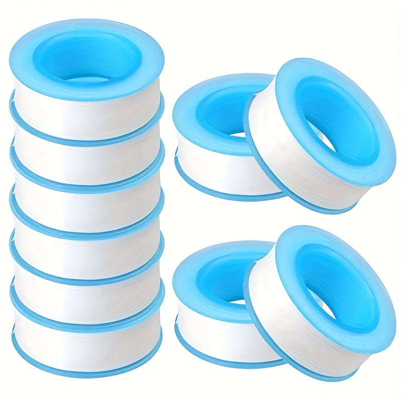 12pcs PTFE Tape Water Pipe Tape Waterproof Sealing Tape