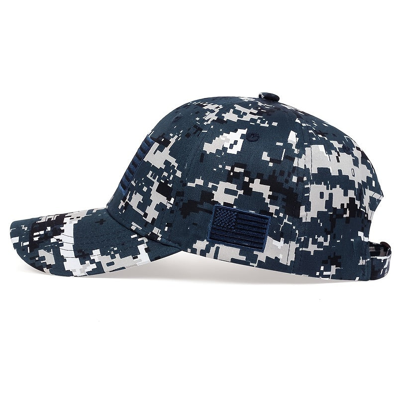 Men's American Flag Outdoor Baseball Cap For Sports