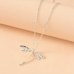 Dragonfly Necklace Natural Insect Pendant Gift For Girlfriend Mother