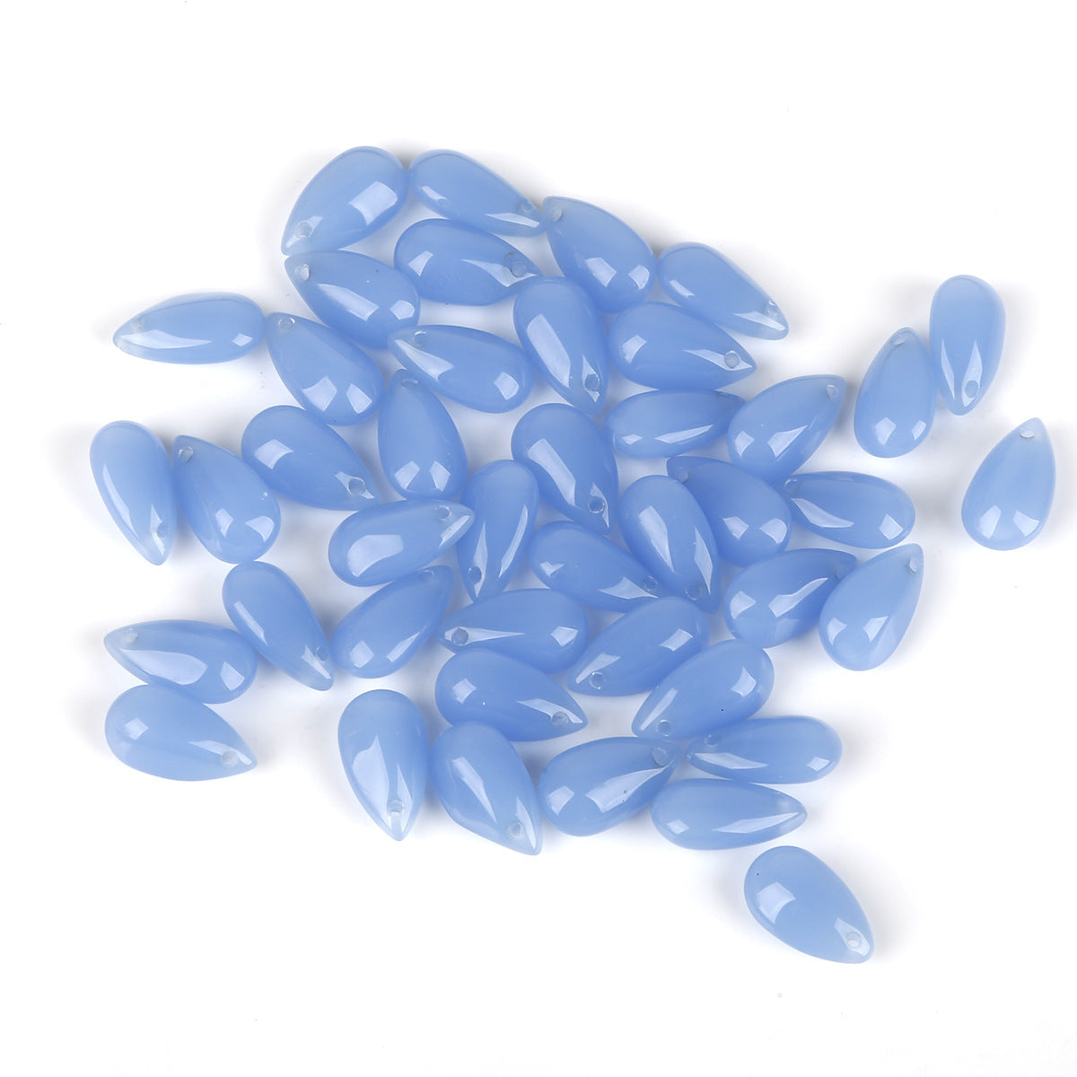 20pcs 8 15mm Large Teardrop Pendant Bead Crystal Glass DIY Beads Jewelry Making