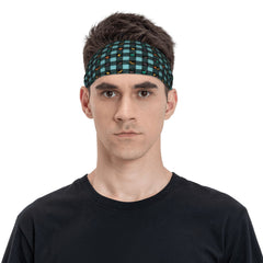 Plaid Headband for Sport & Casual Outfit