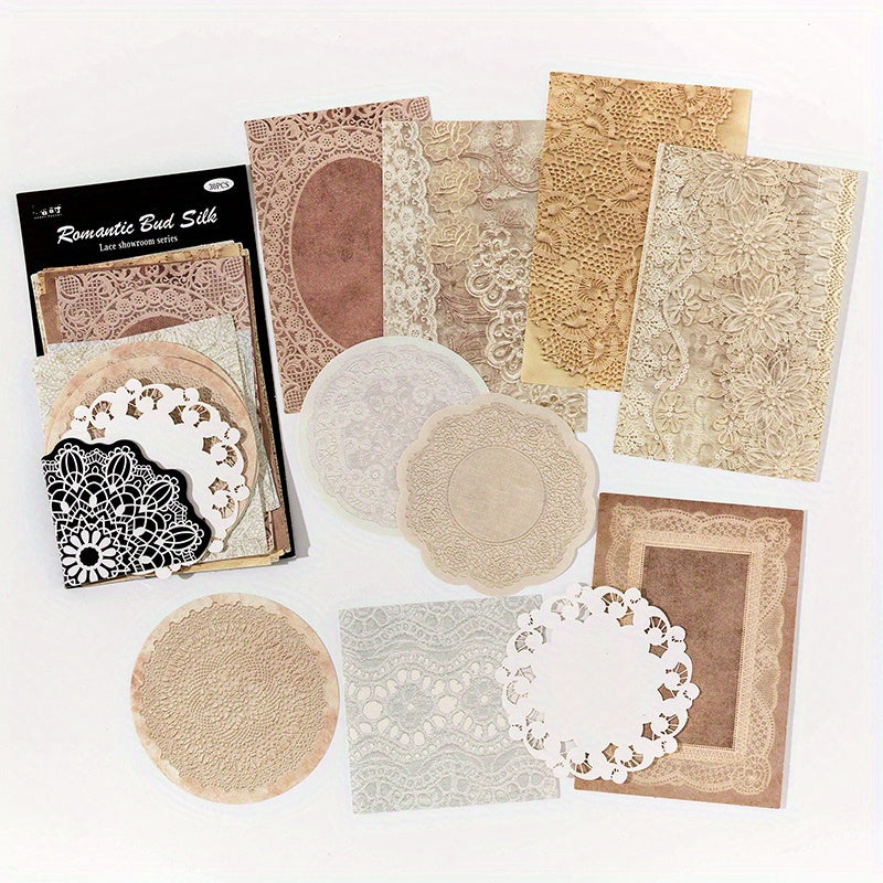 30PCS Vintage DIY Material Paper for Scrapbooking Stationery