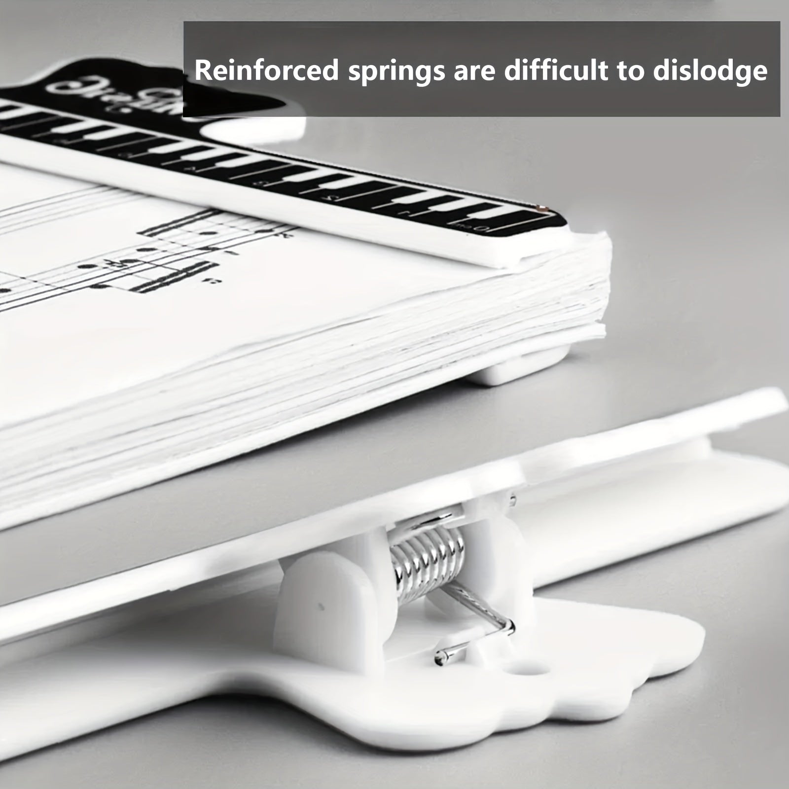4pcs Piano Music Clip Bookmark Stand Plastic Sheet Music Stand