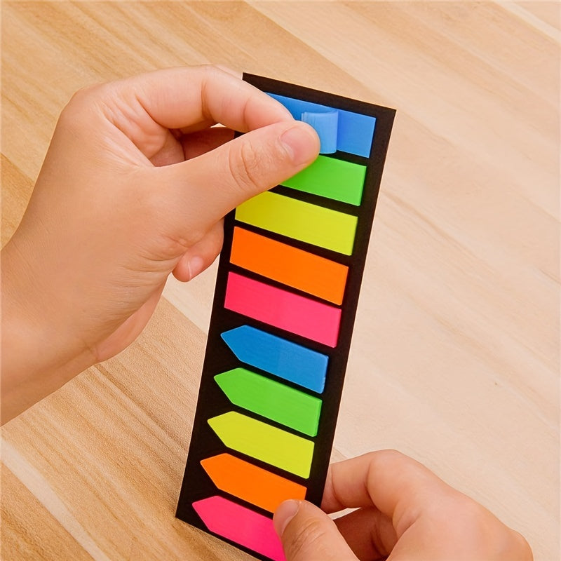 Fluorescence Colour Paper Memo Pad Sticky Notes Bookmark Marker