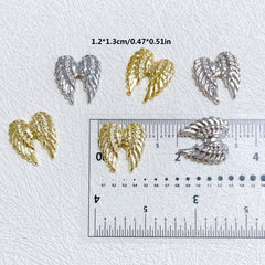 10pc Angel Devil's Wing Nail Charms for DIY or Salons