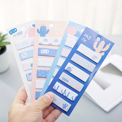 1pc Cactus Theme Sticky Notes Creative And Colorful Memo Sticky Notes