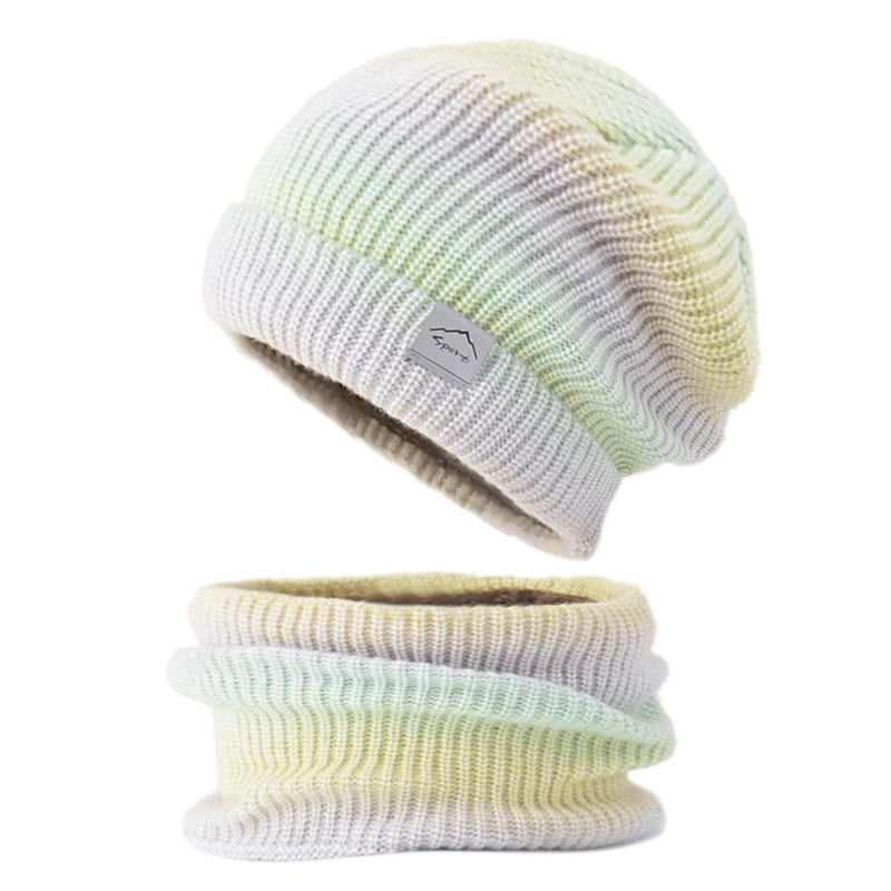 Winter Women Beanies Snood Set Girls Hats Soft Warm Hat Christmas For Her