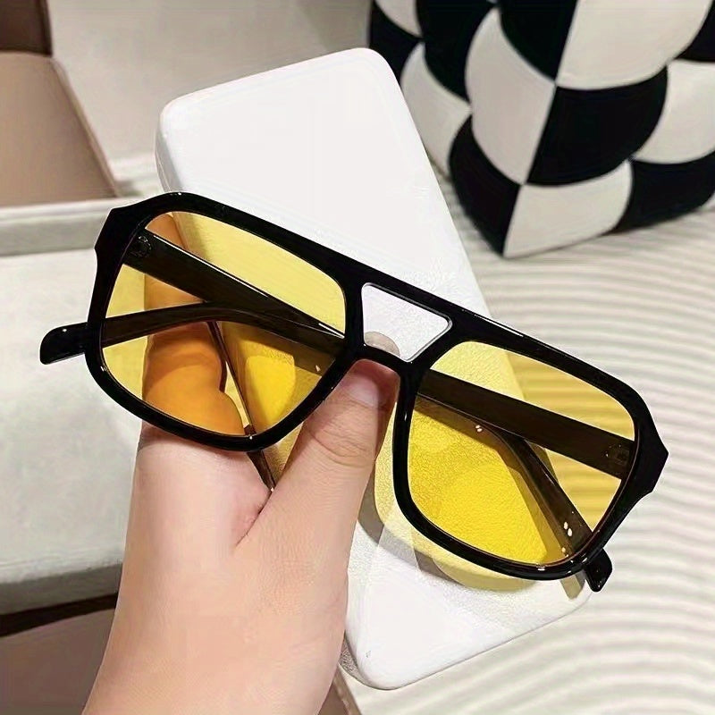 Men's Classic Business Sunglasses Square Outdoor Cycling Fishing Glasses
