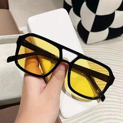 Men's Classic Business Sunglasses Square Outdoor Cycling Fishing Glasses