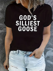 Letter Graphic Breathable Short Sleeves Sports T shirt Women's Activewear