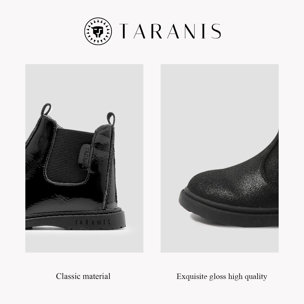 TARANIS Girls Classic Knee High Boots Suede Soft Anti-Slip High Top Winter Shoes