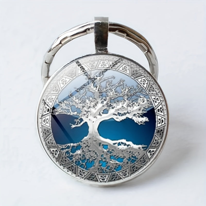 Vintage Life Tree Keychain For Boys Bag Accessories