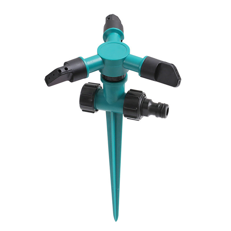 Automatic Rotating Garden Nozzle With Ground Spike Watering Sprinkler
