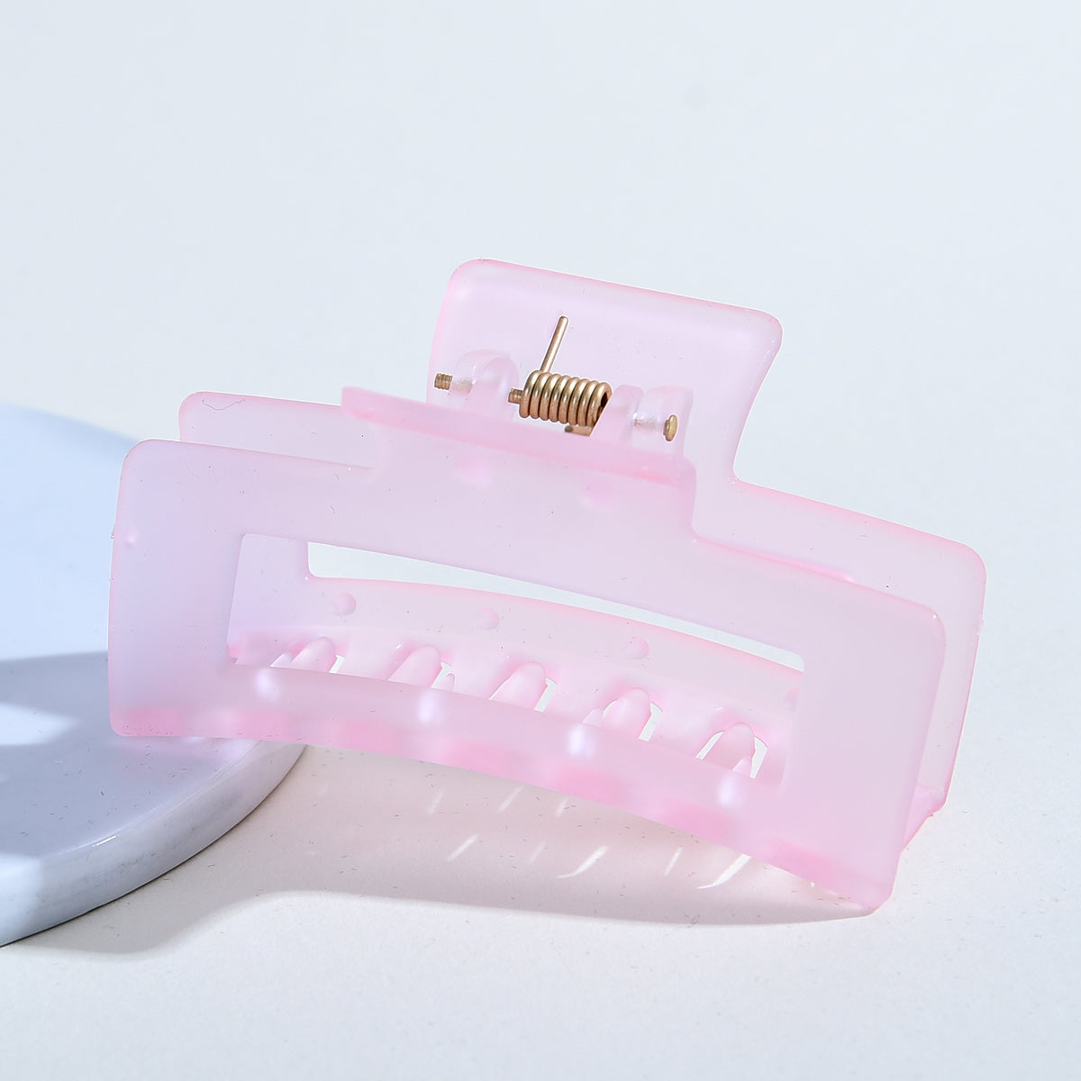 Translucent Square Large Hair Claw Clips - Non-slip Rectangular Hair Accessories