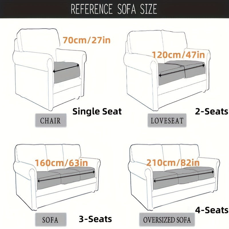 Winter Plush Sofa Slipcover Non-slip Couch Cover Universal Furniture Protector