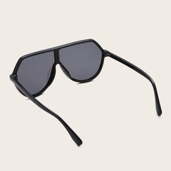 Vintage Square Polarized Sunglasses Classic Large Metal Glasses Unisex