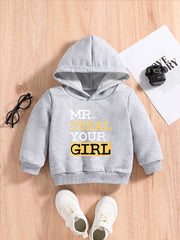 MR STEAL YOUR GIRL Baby Boys Hooded Sweatshirt Spring Fall