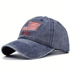 Vintage Baseball Cap American Flag Trucker Hip Hop Sun Hat