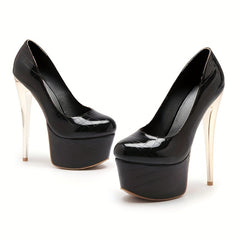 Women's Platform High Heels Slip On Stiletto Heels