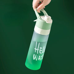 Outdoor Fitness Water Cup 650ml Large Capacity Bottle Spray Water Portable