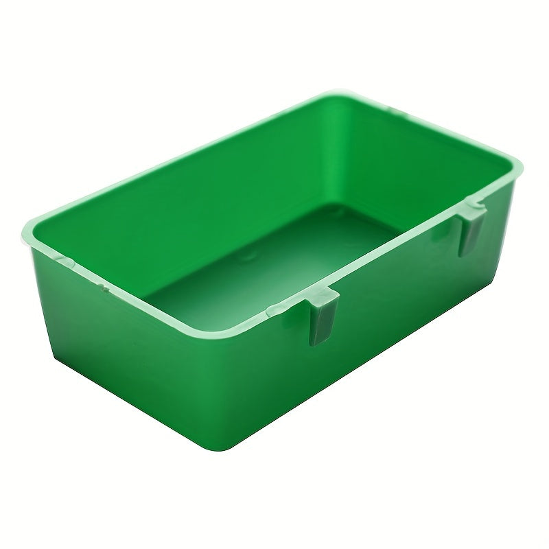 Creative Bird Food Tray Parrot Bathtub Small Animal Cage Shower Box