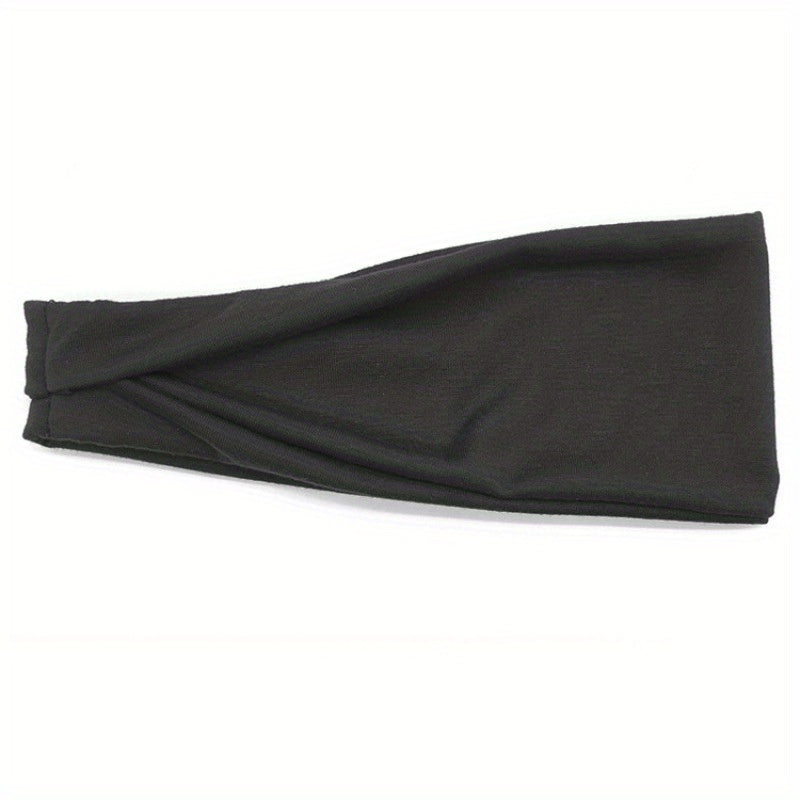 Running Fitness Headband Sports Yoga Sweat Band Headscarf Solid