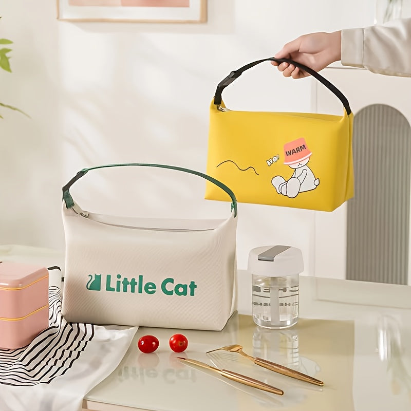 Portable Large Capacity Insulated Lunch Bag for Office Workers