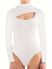 Long Sleeve Shaping Bodysuit Tummy Control Butt Lifting Body Shaper