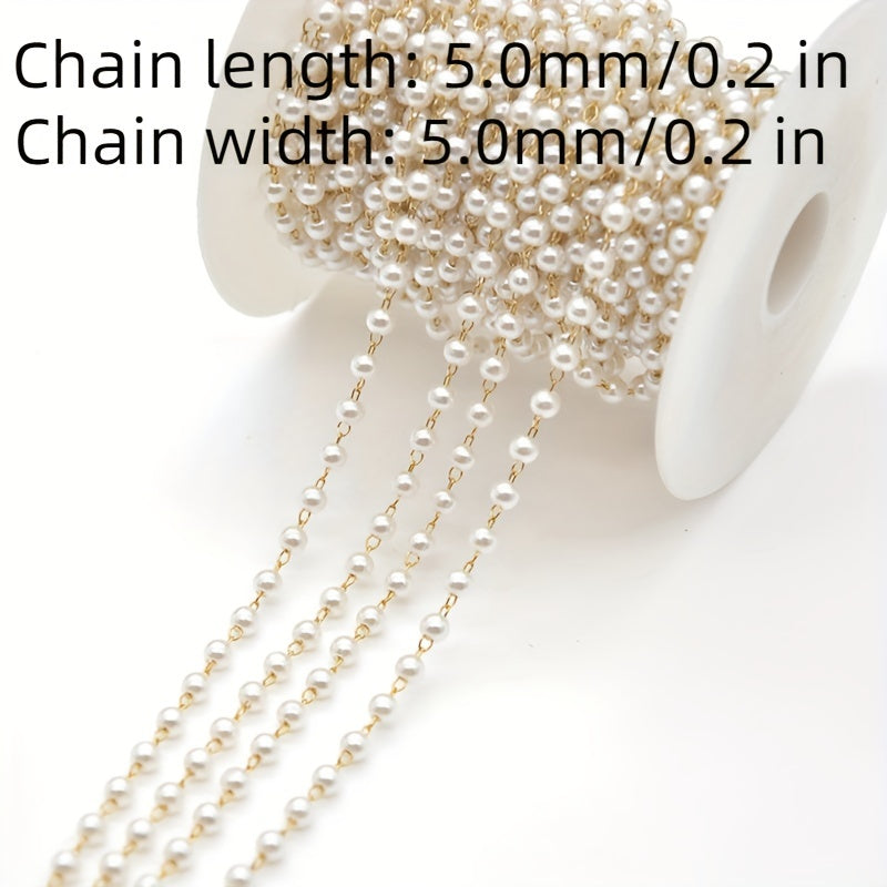 Pearl Copper Plated Chain DIY Accessories Jewelry Material Pack