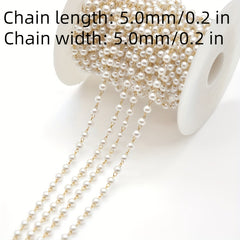 Pearl Copper Plated Chain DIY Accessories Jewelry Material Pack